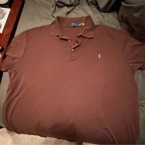 Ralph Lauren Men's Chocolate Polo Shirt